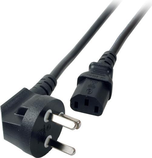 Netzleitung für Dänemark sw,3x0,75mm², 1,8m (EK539.1,8)