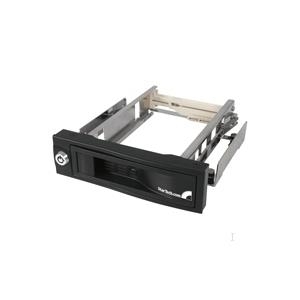 StarTech.com SATA Wechselrahmen trägerlos - Mobiles Hot Swap Festplatten Speicher Rack 3.5 - Mobiles Speicher-Rack - 8,9 cm (3.5) - Schwarz (HSB100SATBK)