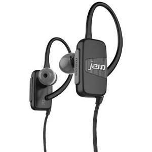 HMDX Audio JAM Transit Mini - Ohrhörer mit Mikrofon - im Ohr - über dem Ohr angebracht - drahtlos - Bluetooth - Grau (HX-EP315GY-EU)