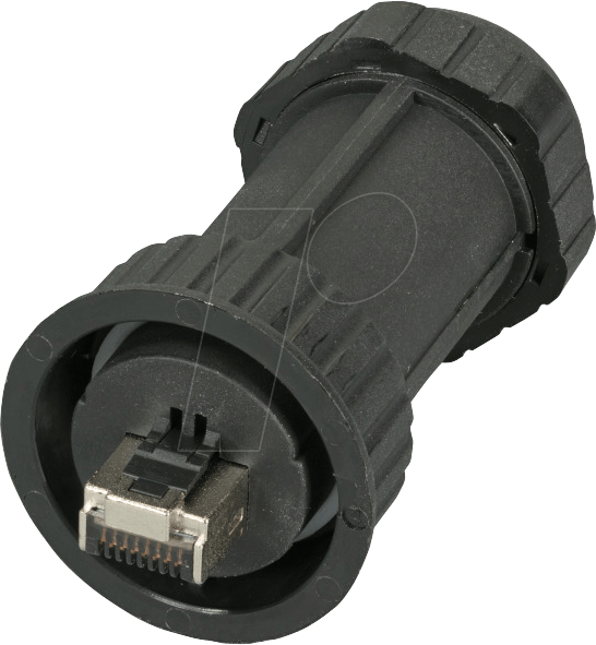 IP68 Kabelverschraubung für RJ45 feldkonf. Stecker, Kabel-Durchm.: 6,5 - 9,0 mm (IP68FST6AB)