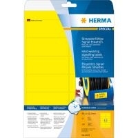 HERMA 8029 etichetta per stampante Giallo Etichetta per stampante autoadesiva (HERMA Special - filmm?rkater - mat - 3)