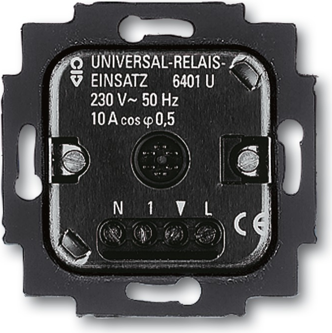 Busch Jaeger 6401 U-102 Leistungsrelais Schwarz (6401U-102)