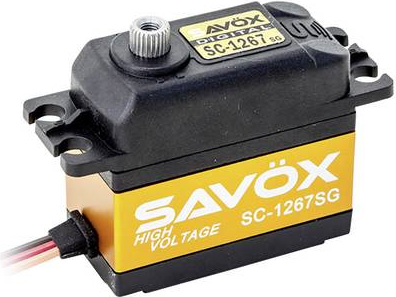 Savöx Standard-Servo SC-1267SG Digital-Servo Getriebe-Material Metall Stecksystem JR (80101030)