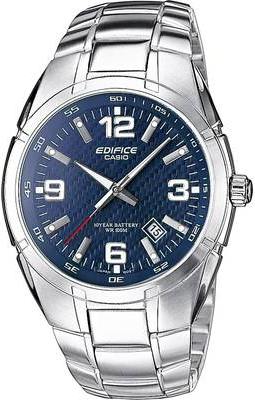 Casio Quarz Armbanduhr EF-125D-2AVEF (L x B x H) 48.6 x 40 x 9.9 mm Silber Gehäusematerial=Edelstahl Material (Armband)=Edelstahl (EF-125D-2AVEF)