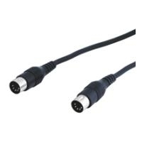 Wentronic goobay - Video- / Audiokabel - 5-poliger DIN-Stecker 180° (S) bis 5-poliger DIN-Stecker 180° (S) - 1.5 m - abgeschirmt (50020)