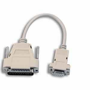 AT Adapterkabel, 9pol D-Sub Bu./25 pol D-Sub St., 0,1 m Anschlusskabel für serielles Modem (40000C)