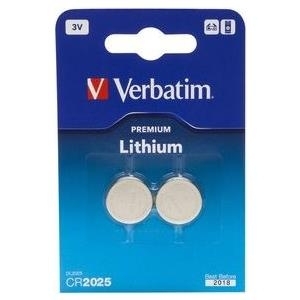 Verbatim - Batterie 2 x CR2025 Li (49935)