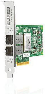 Hewlett Packard Enterprise HPE StorageWorks 82Q - Hostbus-Adapter - PCIe x8 Low Profile - 8Gb Fibre Channel - werkseitig integriert - für ProLiant DL165 G7 Performance, DL360 G7 Special Server, SL160s G6 (AJ764A)