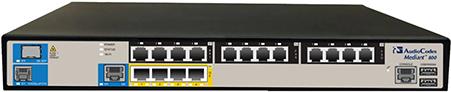 AudioCodes Mediant 800B - VoIP-Gateway - GigE - 1U (M800B-V-2ET4S-12L)