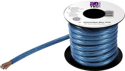 TRU COMPONENTS 1565200 Massekabel 1 x 16 mm² Blau, Transparent 5 m (1565200)