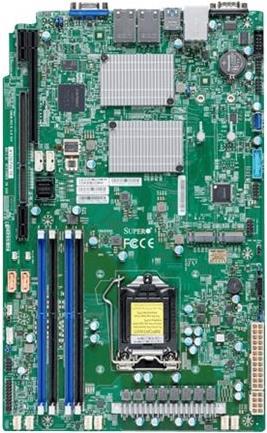 Super Micro SUPERMICRO X12STW-TF - Motherboard - LGA1200-Sockel - C256 Chipsatz - USB 3,2 Gen 1, USB 3,2 Gen 2 - 2 x 10 Gigabit LAN - Onboard-Grafik - für SCLA15TQC 563W, UP SuperServer 510T-WTR (MBD-X12STW-TF-B)