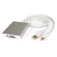StarTech.com Mini DisplayPort auf DVI Dual Link Aktiv Adapter mit Stromversorgung über USB - Videokonverter - Schwarz (MDP2DVID)