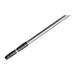 Peggy Perfect Teleskopstange, Metall, 2 x 1,00 m mit Gewinde, Durchmesser: 30 mm, Handschutz schwarz - 1 Stück (50552)