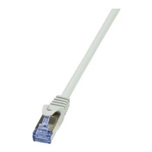 LogiLink Patchkabel PrimeLine,Cat.7 Rohkabel, S/FTP, 15,0 m, grau geschirmt (PIMF), 4 x 2 AWG 26/7, Belegung: 1:1, Kupferader, - 1 Stück (CQ4102S)