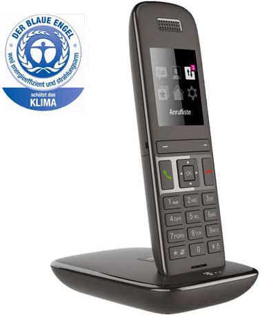 Deutsche Telekom Speedphone 51 - Schnurlostelefon - Anrufbeantworter - Bluetooth-Schnittstelle - DECTGAP - Ebenholz (40316105)