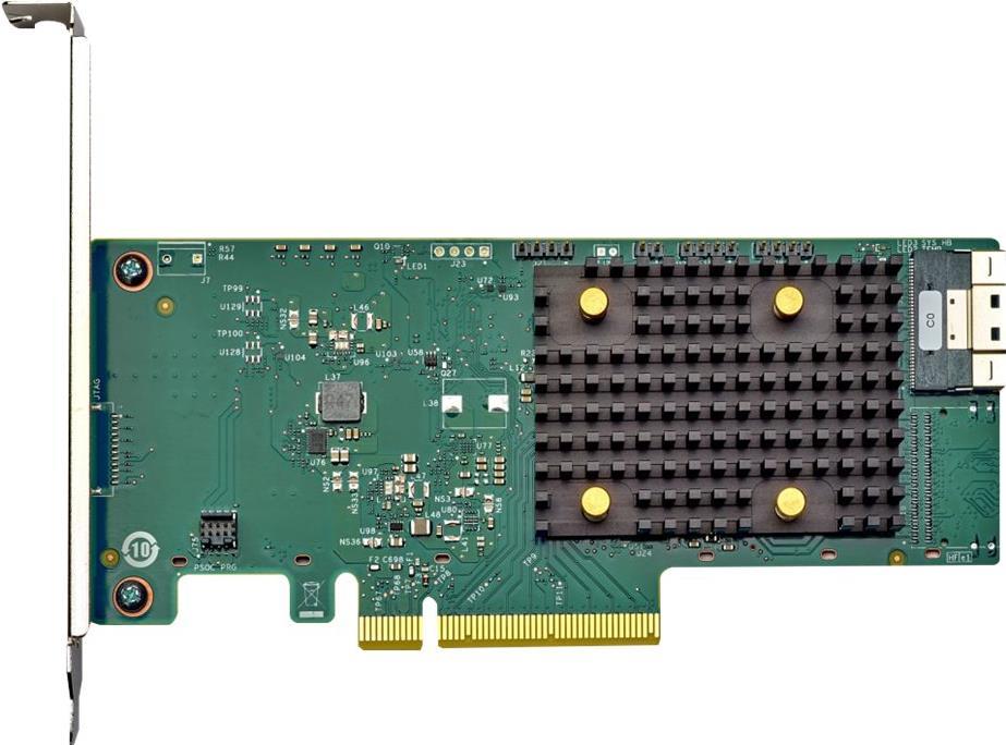 Lenovo ThinkSystem 540-8i - Speichercontroller (RAID) - 8 Sender/Kanal - SATA / SAS 12Gb/s - Low-Profile - RAID 0, 1, 10, JBOD - PCIe 4,0 x8 - für ThinkSystem SR250, SR570, SR63X, SR645, SR65X, SR850, SR850 V2, SR860 V2, ST250, ST50 (4Y37A78834)