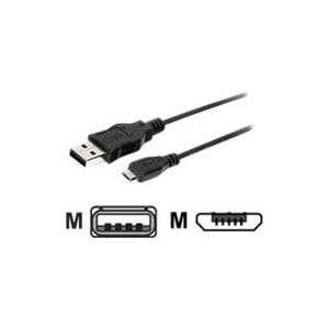 Equip - USB-Kabel - USB Typ A, 4-polig (M) - Micro-USB, Typ B (M) - 1,8m - Schwarz (128523)