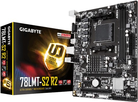 Gigabyte * GBYTE GA-78LMT-S2 R2 AM 3+ AMD760G 2DDR3 RAID u (GA-78LMT-S2 R2) Gigabyte * GBYTE GA-78LMT-S2 R2 AM 3+ AMD760G 2DDR3 RAID u (GA-78LMT-S2 R2)