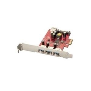 USB3.0 Card - 3 + 1 Port - USB-Adapter - PCI Express 2,0 x1 - USB, USB2.0, USB3.0 - 4 Anschlüsse (51121) USB3.0 Card - 3 + 1 Port - USB-Adapter - PCI Express 2,0 x1 - USB, USB2.0, USB3.0 - 4 Anschlüsse (51121)