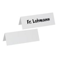 MAUL HEBEL Tisch-Namensschilder, Karton, weiß,(B)210x(H)75mm Inhalt: 100 Stück (63936-02)