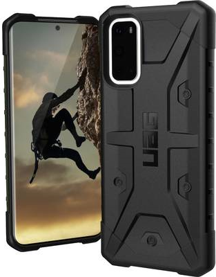 Urban Armor Gear UAG Rugged Case for Samsung Galaxy S20 (6.2  screen) - Pathfinder Black - Hintere Abdeckung für Mobiltelefon - widerstandsfähig - Schwarz - 6.2 - für Samsung Galaxy S20, S20 5G (211977114040)