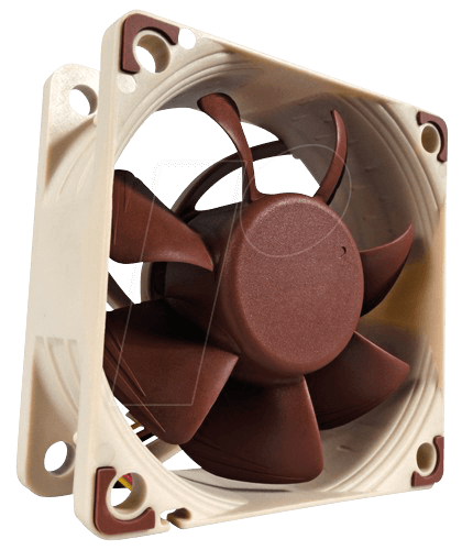 Noctua NF-A6X25 5V PWM sistema di raffreddamento per computer Case per computer Ventilatore 6 cm Beige, Marrone 1 pz (Noctua NF