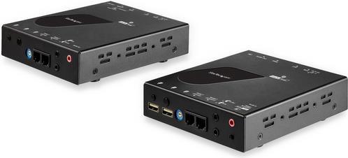 STARTECH.COM EXTENDER KVM USB SUR RÉSEAU IP AVEC VIDÉO HDMI 4K 30 HZ - DÉPORT KVM SUR CAT6 - EXTENDER DE CONSOLE HDMI SUR LA