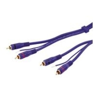 Goobay 50175 cavo audio 5 m 2 x RCA Blu, Rosso (Goobay Audio cable, 2xRCA ha - ha, 5m - Blue)