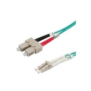 ROLINE LWL-Kabel 50/125µm OM3, LC/SC, türkis 2m (21.15.8712)