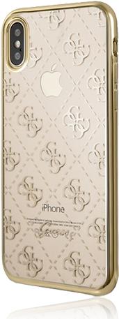 Soft Cover 4G Transparent Gold für iPhone X GUHCPXTR4GG Blister (GUHCPXTR4GG)