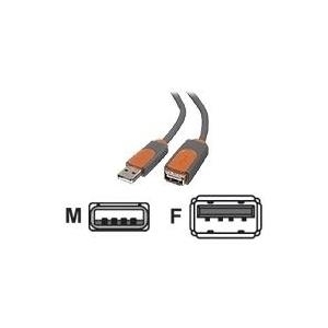 Belkin PRO Series USB Extension Cable - USB-Verlängerungskabel - USB (M) bis USB (W) - USB 2.0 - 4.8 m - geformt