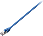 V7 - Patch-Kabel - RJ-45 (M) bis RJ-45 (M) - 5,0m - STP - CAT 6 - geformt, ohne Haken - Blau (V7CAT6STP-05M-BLU-1E)