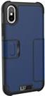 UAG Metropolis Series - Flip-Hülle für Mobiltelefon - widerstandsfähig - Kobalt - für Apple iPhone X
