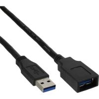 Inline 35625 - cavo USB - USB Tipo A 4 -Pin (M) - USB Tipo A 4 -Pin (W) - 25 m - Nero (35625)