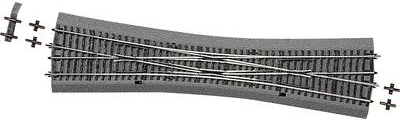 Roco H0 RocoLine (mit Bettung) 42549 Kreuzungsweiche, doppelt 345 mm 10 ° 959 mm (42549)