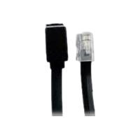Herweck Helos - ISDN-Verlängerungskabel - RJ-45 (M) - RJ-45 (W) - 3,0m - Schwarz (014095)