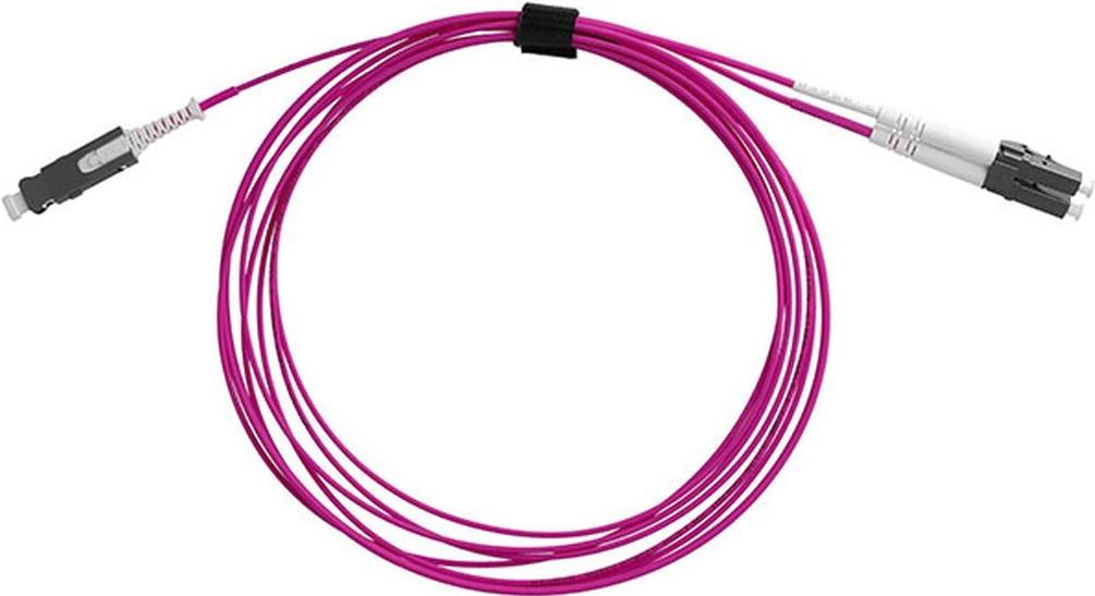 Cavo patch in fibra ottica duplex SN-LC Multimodale OM4 7,5 metri