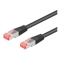 CAVO RETE S-FTP CAT6 MT 0,5 NERO