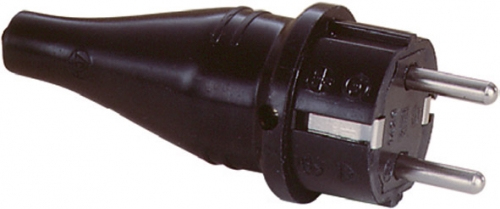 ABL SURSUM Bayerische Elektrozubehör GmbH & Co. KG 1429190 Elektrischer Netzstecker Typ F 2P Schwarz (1429190)