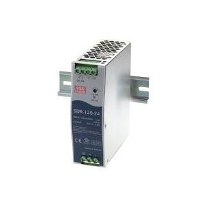 Mean Well SDR-120 series SDR-120-24 - Stromversorgung (DIN-Schienenmontage möglich) - Wechselstrom 115/230 V - 120 Watt - aktive PFC (SDR-120-24)