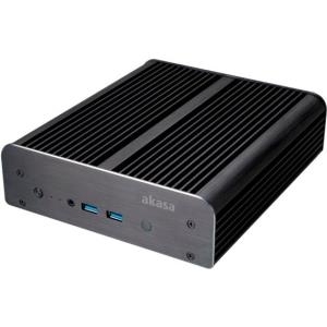 Akasa Newton S6 - Ultra Small Form Factor - UCFF - ohne Netzteil - USB/Audio (A-NUC26-M1B)