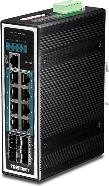 12PORT HARDENED INDUSTR GIGABIT