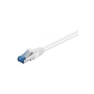 M-Cab 3548 cavo di rete Bianco 3 m Cat6a S/FTP [S-STP] (CAT6A SFTP RJ45 3M WHITE LSZH - 10GBIT PATCH CABLE CU)