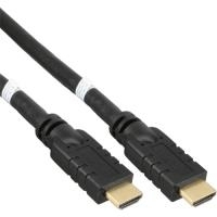 InLine - Video-/Audio-/Netzwerkkabel - HDMI - HDMI, 19-polig (M) - HDMI, 19-polig (M) - 30,0m - Dreifachisolierung - Schwarz (17030P)