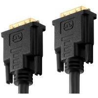 PureInstall Serie Zertifiziertes DVI Dual Link Kabel mit 24 kt. vergoldeten Przisions-Steckkontakten 2560x1600 DVI-D Stecker