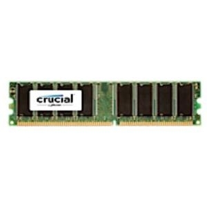 Crucial - Memory - 1 GB - DIMM 184-PIN - DDR - 400 MHz / PC3200 - CL3 - 2.6 V - ungepuffert - nicht-ECC (CT12864Z40B)