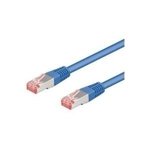 Cavo patch CAT6 7,5 m blu S/FTP 2xRJ45, PVC, CCA