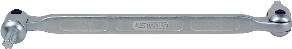 Chiave a doppio snodo KS TOOLS CLASSIC TX, T30xT40 (517.0317)