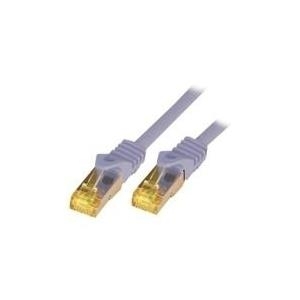 M-Cab 1m CAT7 S-FTP cavo di rete Grigio S/FTP [S-STP] (CAT7 SFTP RJ45 LSZH 1M GREY - 10GBIT RAW PATCH CABLE)