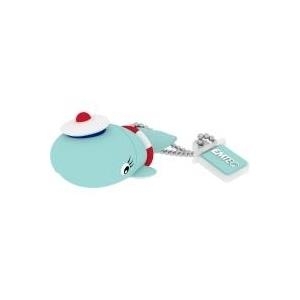 EMTEC Animalitos Marine Range M337 Sailor Whale - USB-Flash-Laufwerk - 8GB - USB2.0 (ECMMD8GM337)